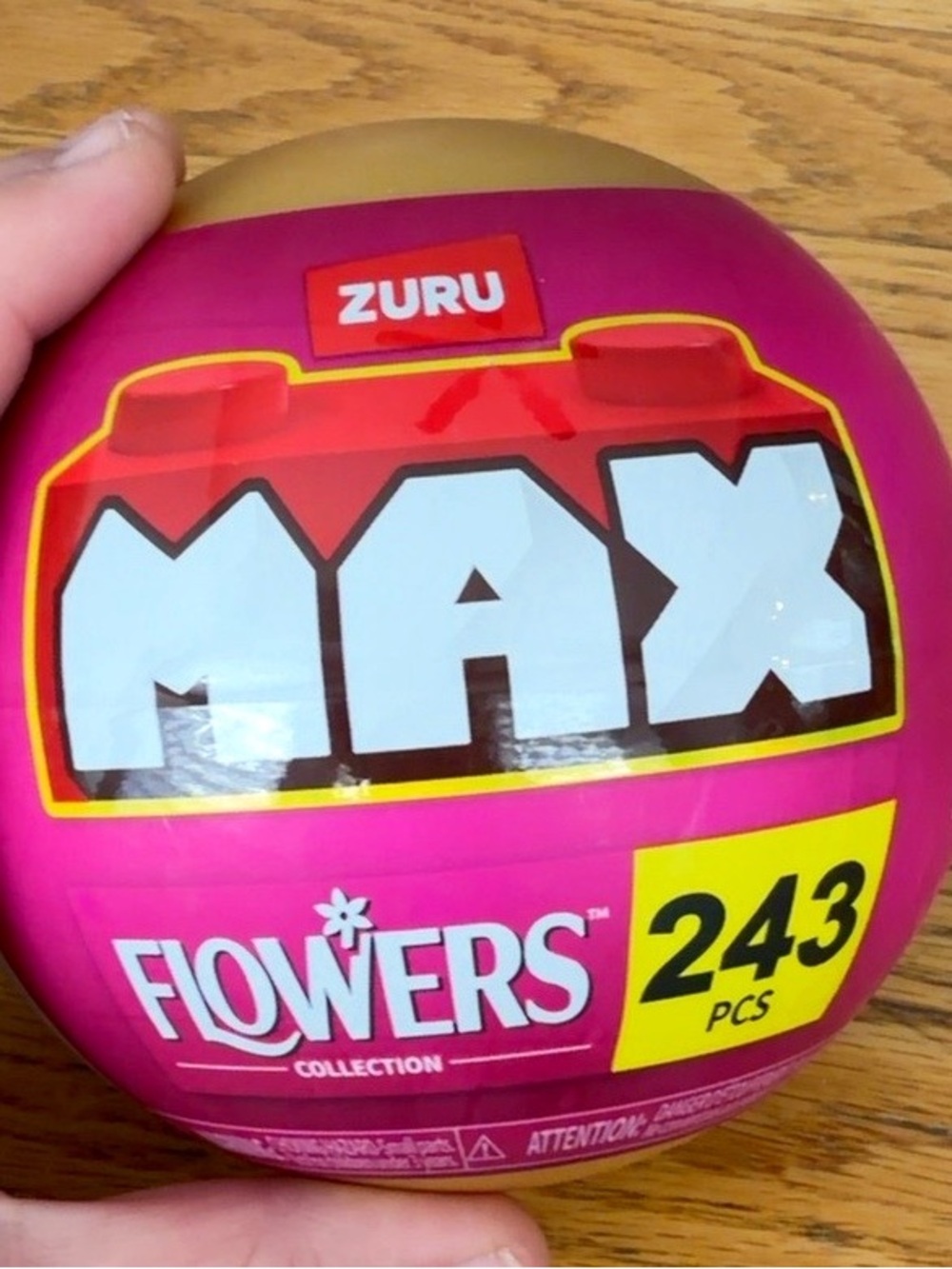 ZURU Max Flowers Collection 243 pieces Building Block Set Pink Capsule 8+
